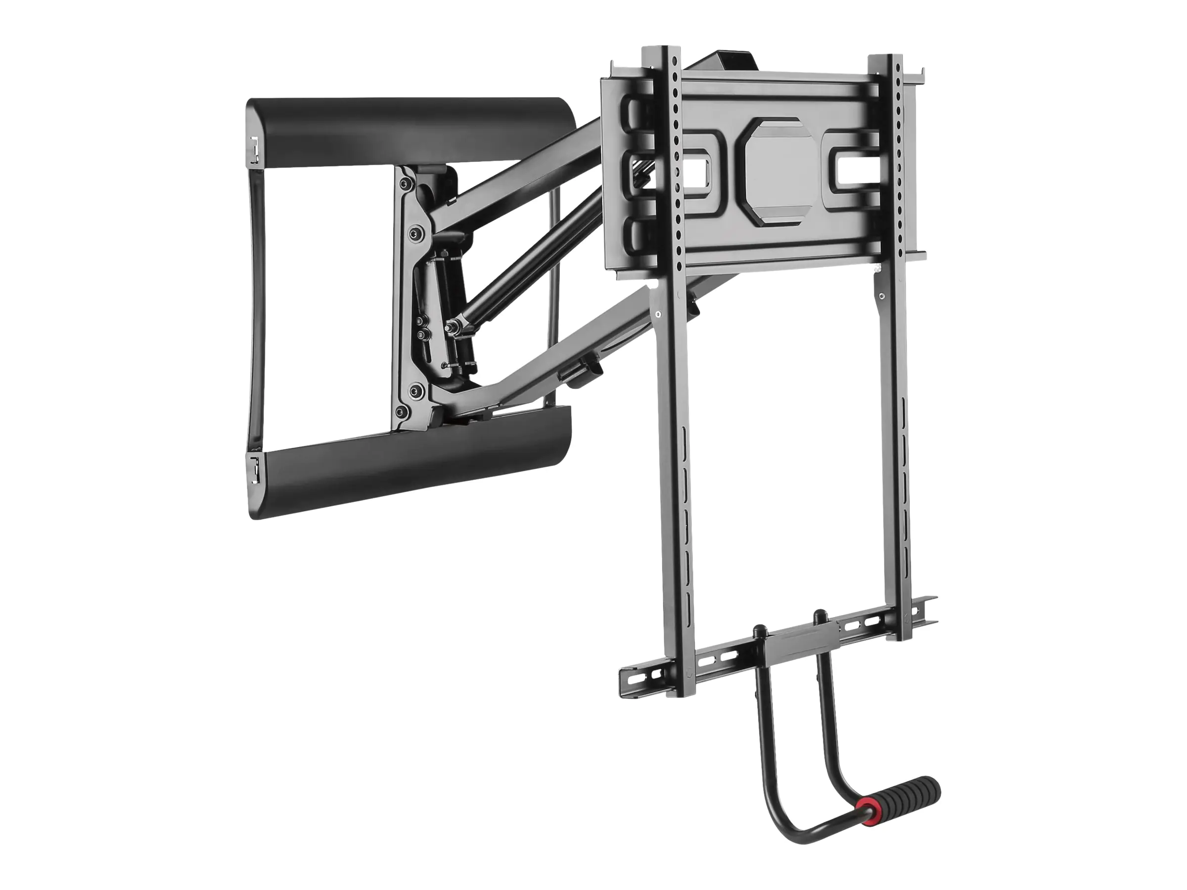 Equip Pro - Klammer - Pull-Down - für Flachbildschirm - Kunststoff, Stahl - Schwarz - Bildschirmgröße: 109.2-177.8 cm (43"-70") - Wandmontage