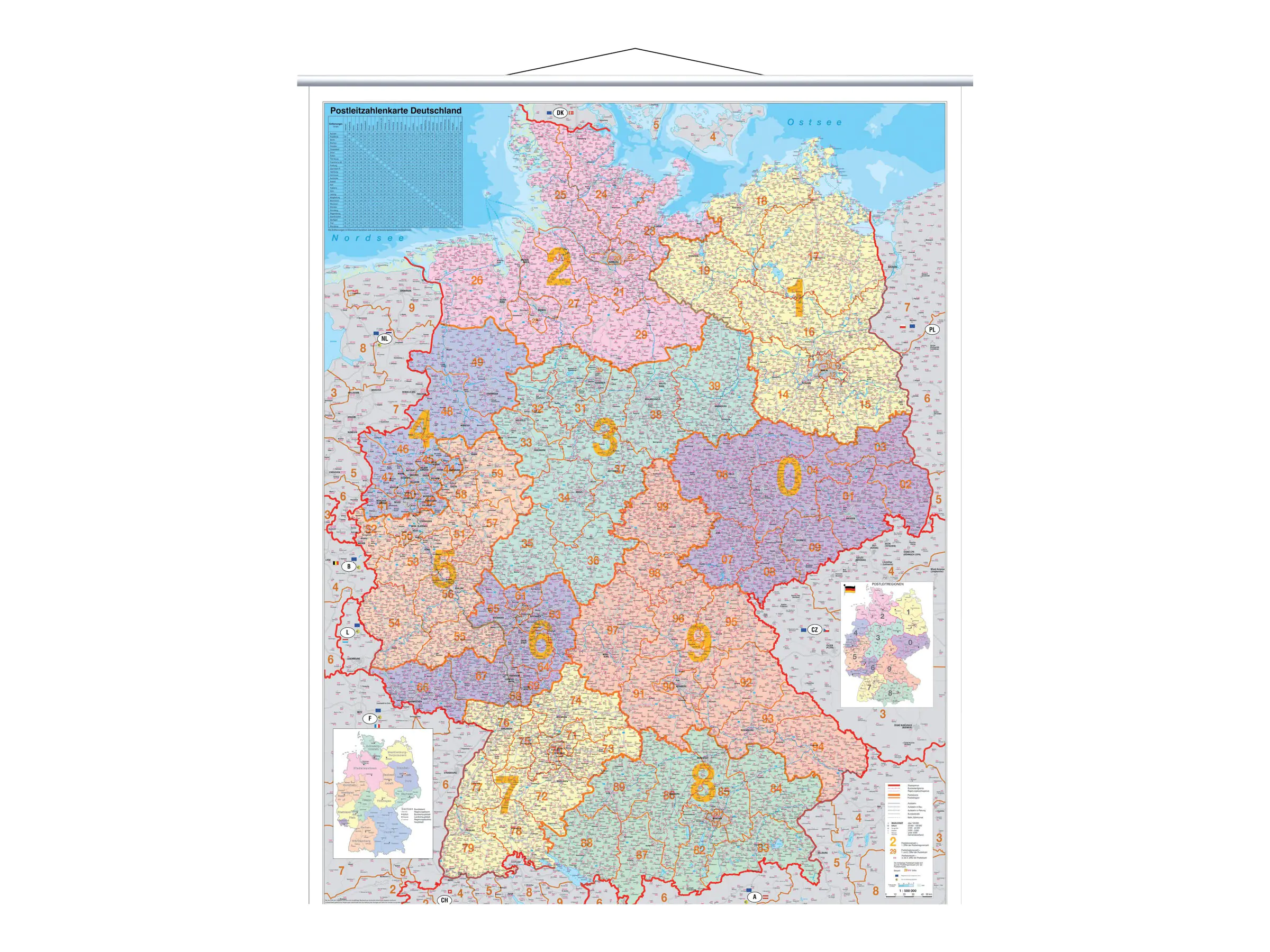 Franken GmbH FRANKEN - Trockenlösch-Kartentafel - Deutschland KAM400