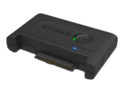 Icy Dock EZ-Adapter Ex MB931U-1VB - Speicher-Controller - 2.5" (6.4 cm) - U.2 NVMe - USB 3.2 (Gen 2) - Schwarz