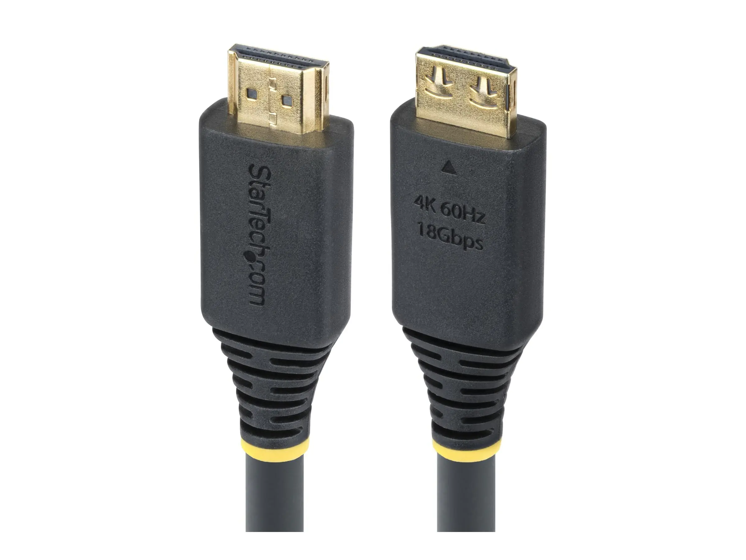 StarTech.com 20ft (6m) Active HDMI Cable w/Gripping Connectors - Highspeed - HDMI-Kabel mit